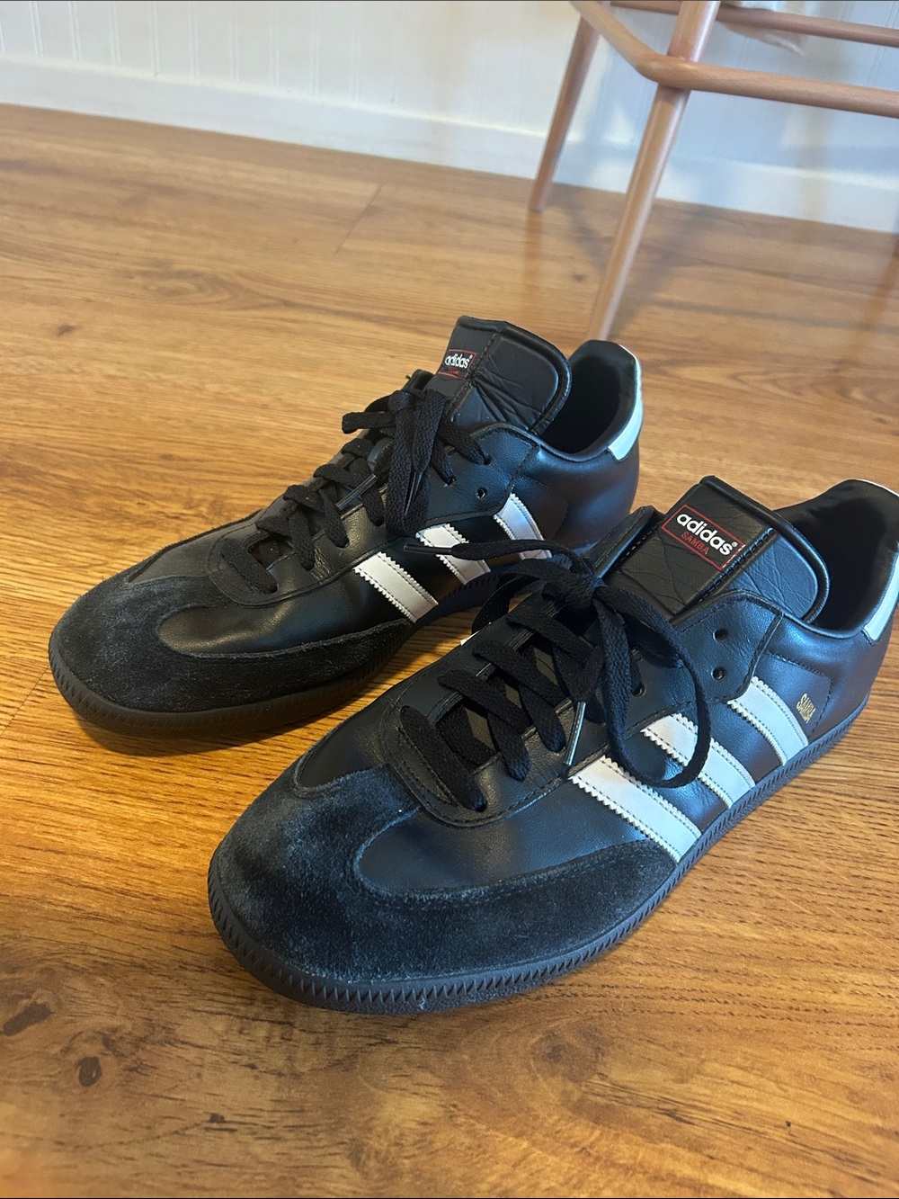 adidas sambas Black & White Classic MENS 12.5